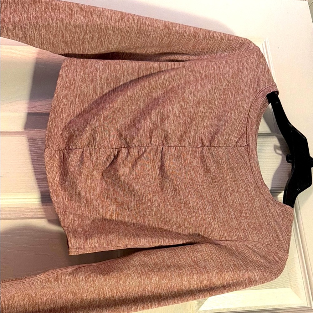 Free Movement Women’s Cropped Long-Sleeve Top - Heather Mauve